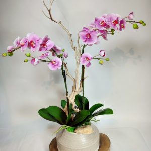 Bouquet orchidée rose